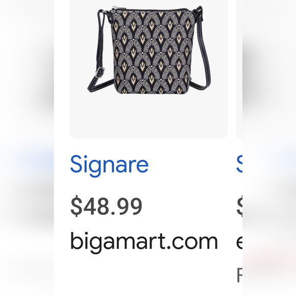 Signare Sling Bag NWOT - Picture 7 of 8